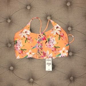 Brand New Express Floral Swimsuit Top
